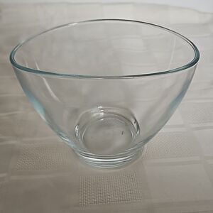 Clear Glass Bowl 7.5"-5.5"